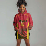Afro Basketball Custom Angola Hoodie Dress Go Champions - African Pride