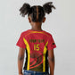 Afro Basketball Custom Angola Kid T shirt Go Champions - African Pride