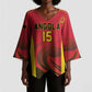 Angola Basketball Custom Kimono Sleeve Blouse Go Champions