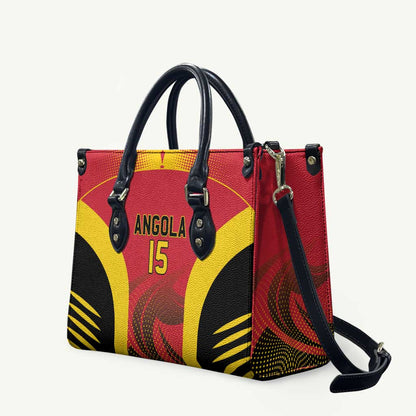 Angola Basketball Custom Leather Bag Go Champions