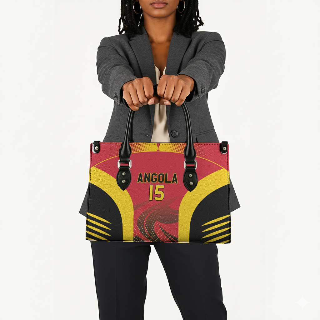 Angola Basketball Custom Leather Bag Go Champions