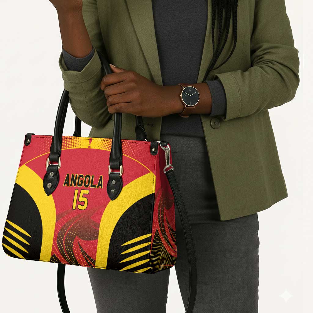 Angola Basketball Custom Leather Bag Go Champions
