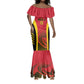 Afro Basketball Custom Angola Mermaid Dress Go Champions - African Pride
