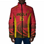 Angola Basketball Custom Padded Jacket Go Champions