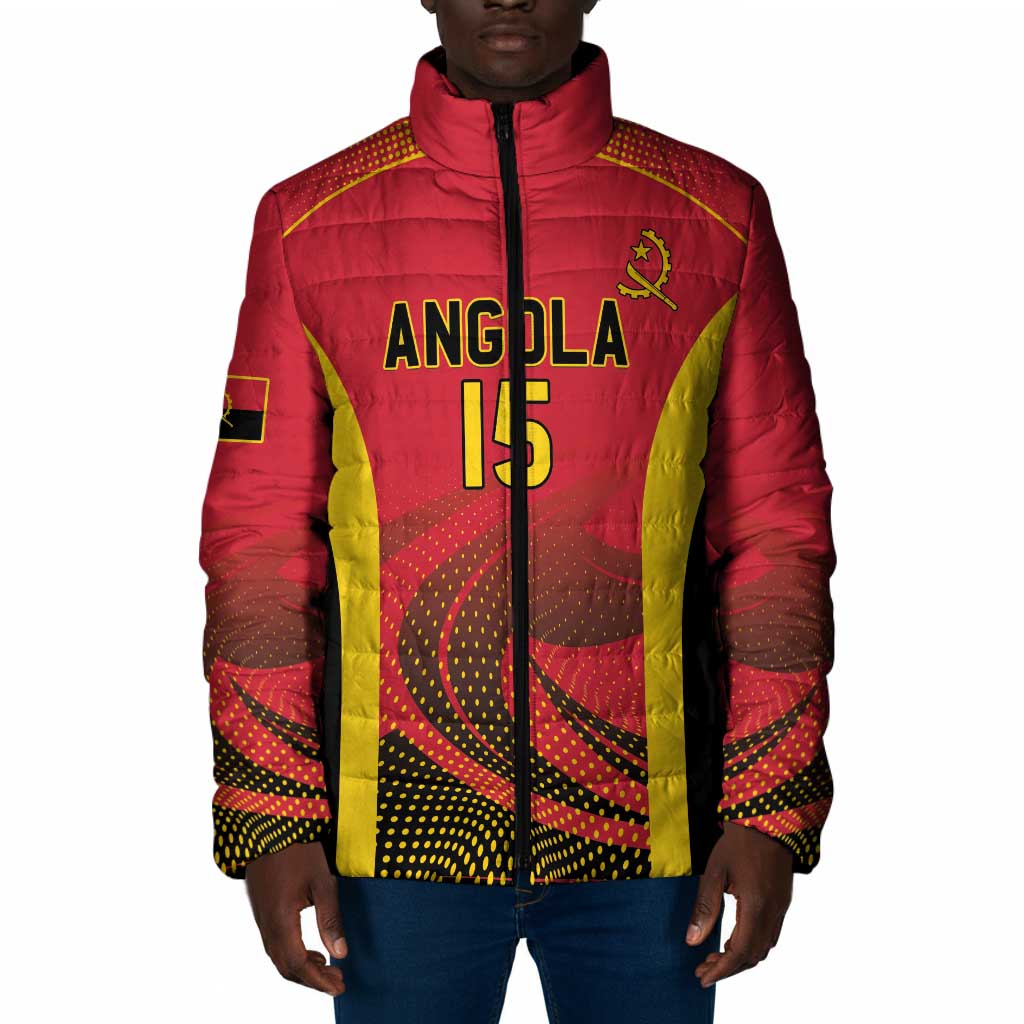 Angola Basketball Custom Padded Jacket Go Champions