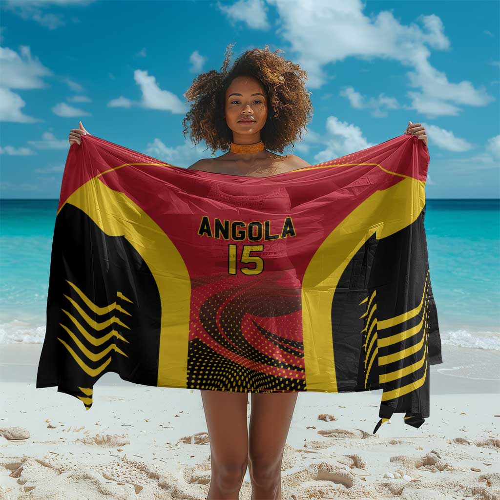 Afro Basketball Custom Angola Sarong Go Champions - African Pride