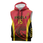 Afro Basketball Custom Angola Sleeveless Hoodie Go Champions - African Pride