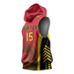 Afro Basketball Custom Angola Sleeveless Hoodie Go Champions - African Pride