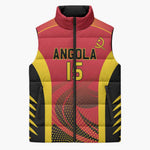 Angola Basketball Custom Sleeveless Puffer Jacket Go Champions