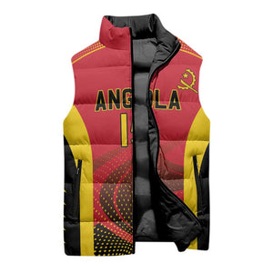 Angola Basketball Custom Sleeveless Puffer Jacket Go Champions