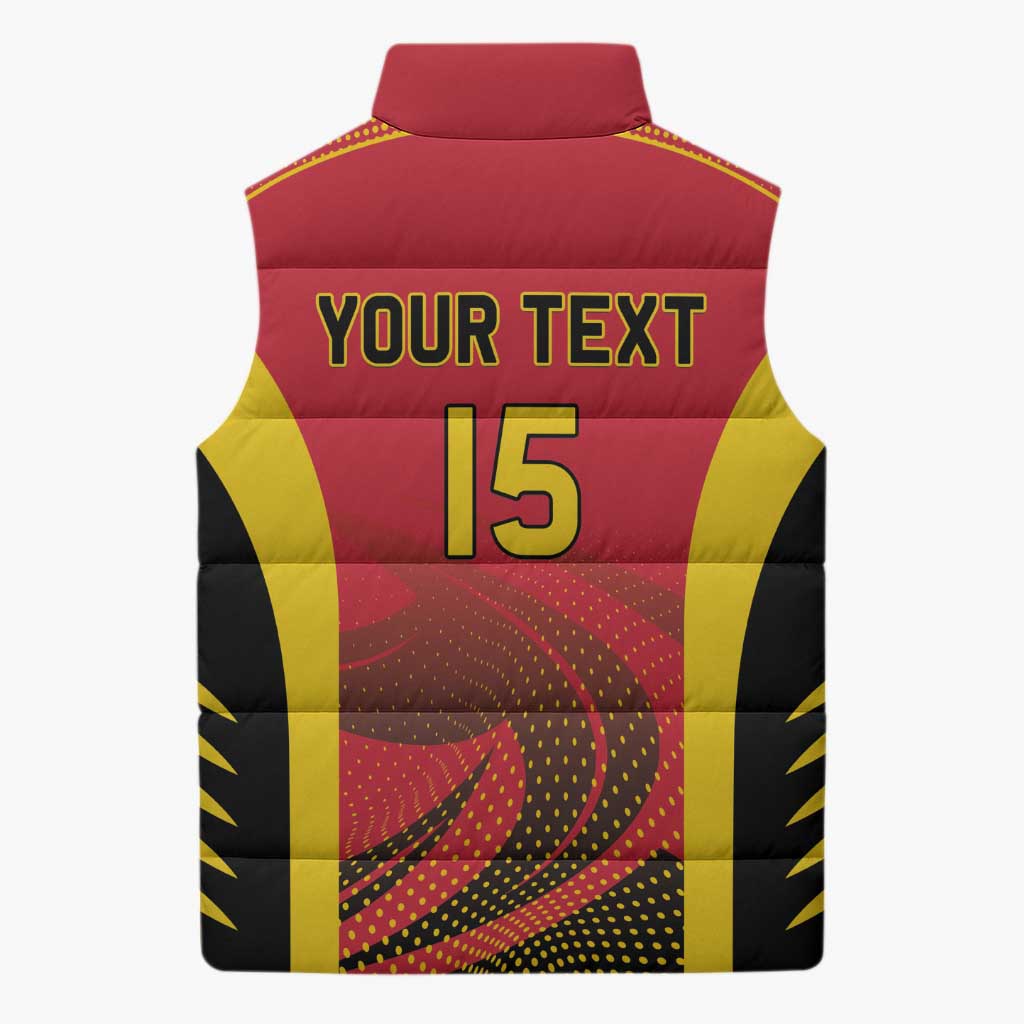 Angola Basketball Custom Sleeveless Puffer Jacket Go Champions