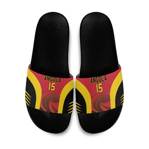 Angola Basketball Custom Slide Sandals Go Champions