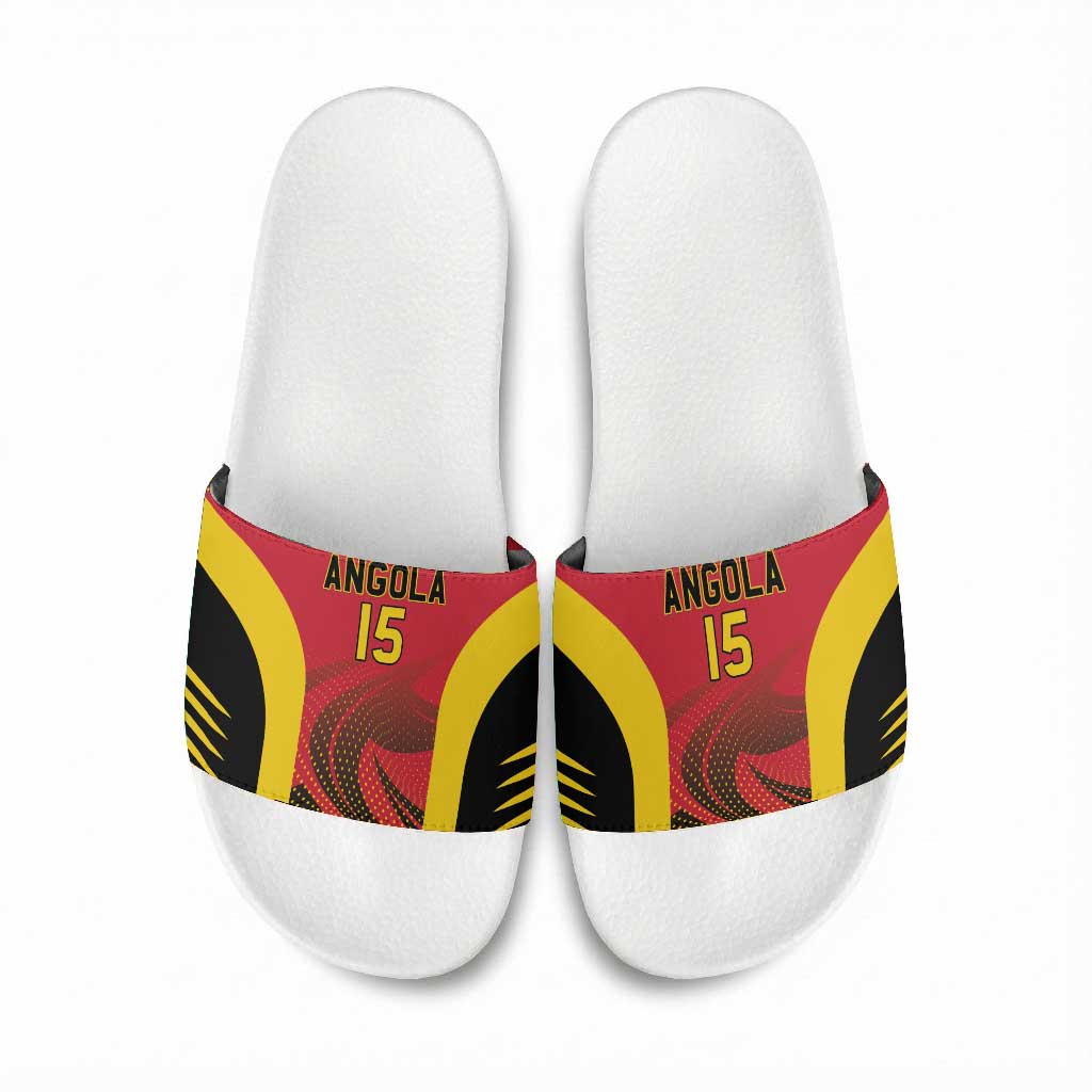 Angola Basketball Custom Slide Sandals Go Champions