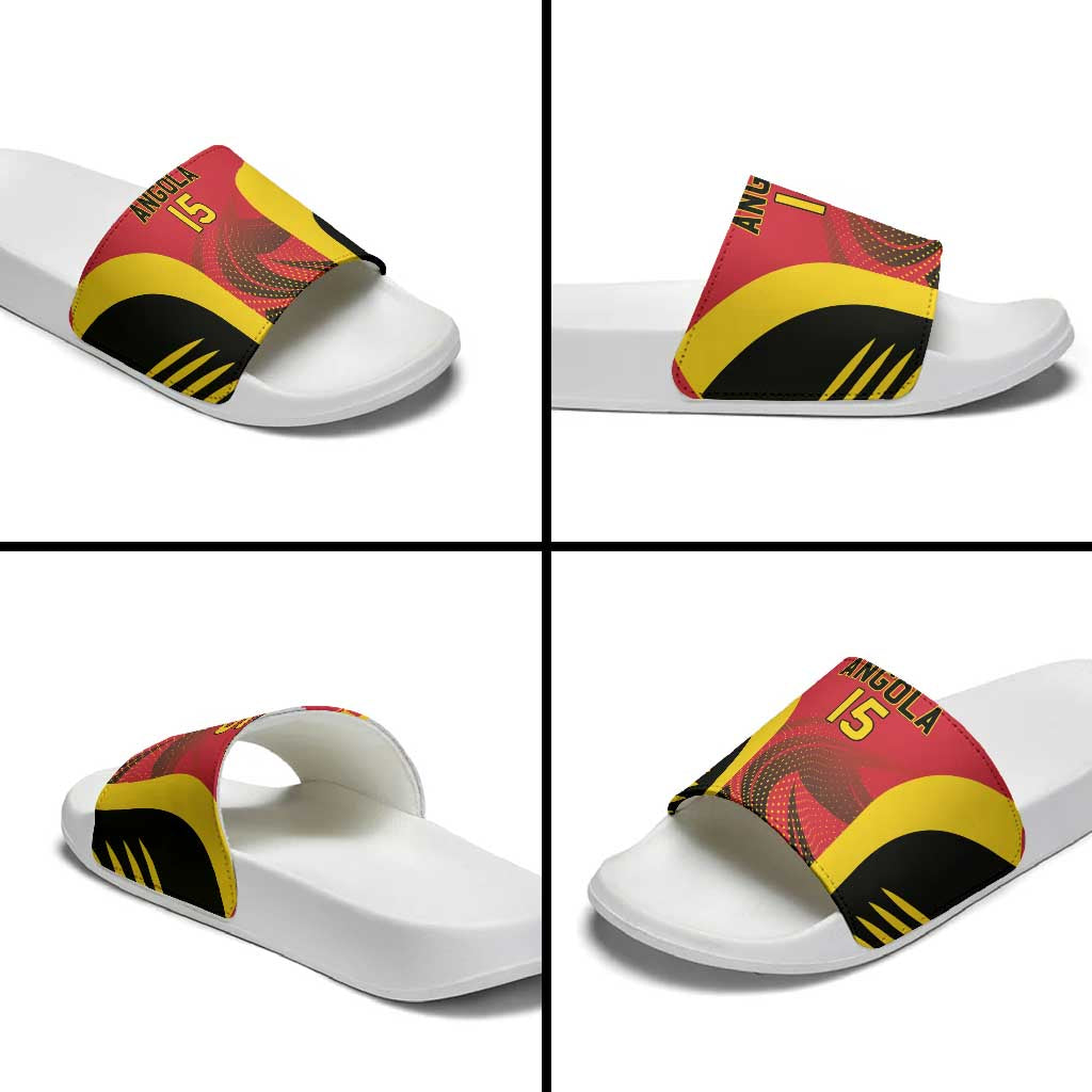 Angola Basketball Custom Slide Sandals Go Champions