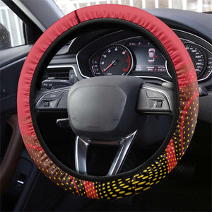 Afro Basketball Angola Steering Wheel Cover Go Champions - African Pride