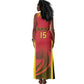 Afro Basketball Custom Angola Tank Maxi Dress Go Champions - African Pride