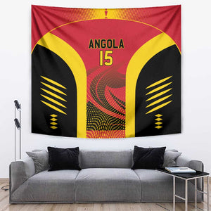 Afro Basketball Custom Angola Tapestry Go Champions - African Pride