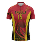 Angola Basketball Custom Zipper Polo Shirt Go Champions