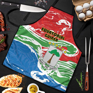 Equatorial Guinea Independence Day Apron Coat Of Arms With Map