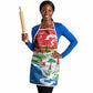 Equatorial Guinea Independence Day Apron Coat Of Arms With Map