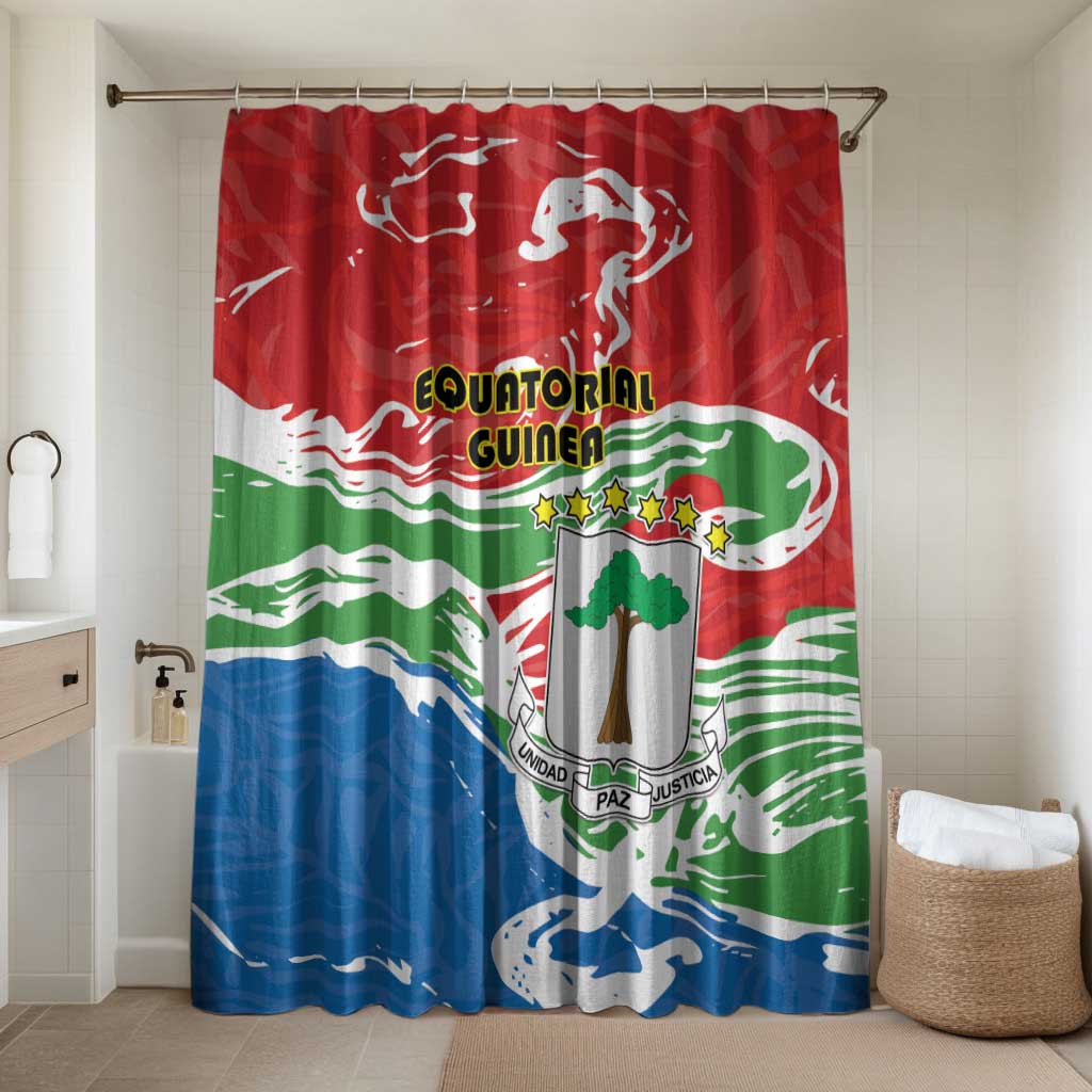 Equatorial Guinea Independence Day Bathroom Set Coat Of Arms With Map