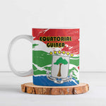 Personalized Equatorial Guinea Independence Day Ceramic Mug Coat Of Arms With Map
