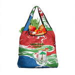 Equatorial Guinea Grocery Bag Happy Independence Day - African Pride