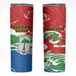 Equatorial Guinea Personalized Skinny Tumbler Happy Independence Day - African Pride