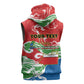 Equatorial Guinea Personalized Sleeveless Zip Hoodie Happy Independence Day - African Pride