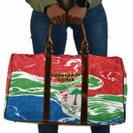Equatorial Guinea Independence Day Travel Bag Coat Of Arms With Map