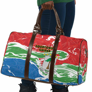 Equatorial Guinea Independence Day Travel Bag Coat Of Arms With Map