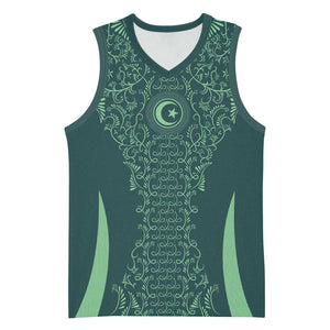 Algeria Football Custom Basketball Jersey Go Greens Go LT15