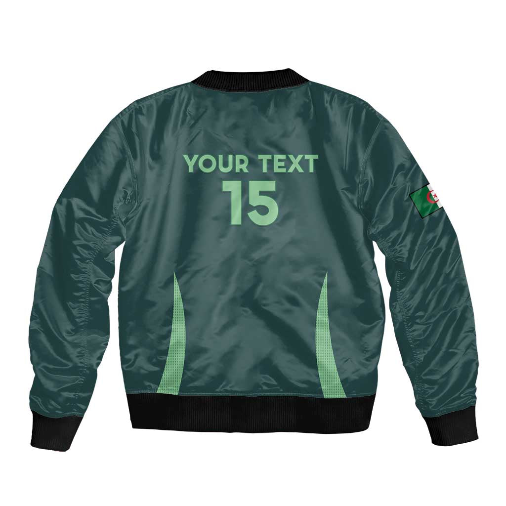 Algeria Football Custom Bomber Jacket Go Greens Go - African Pride