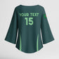 Custom Algeria Football Kimono Sleeve Blouse Come On Greens