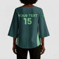 Custom Algeria Football Kimono Sleeve Blouse Come On Greens