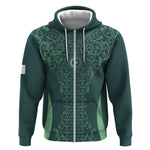 Algeria Football Custom Zip Hoodie Go Greens Go - African Pride