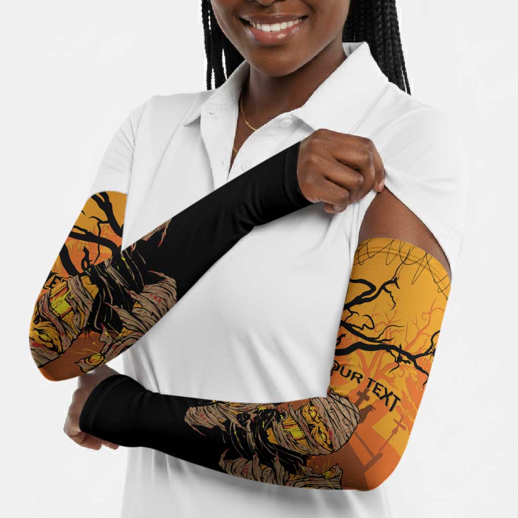 Personalized Halloween Egypt Mummy Arm Sleeves Trick or Treat