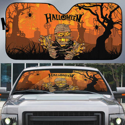 Halloween Egypt Mummy Auto Sun Shade Trick or Treat