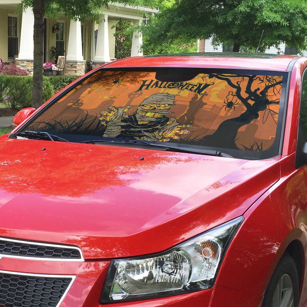 Halloween Egypt Mummy Auto Sun Shade Trick or Treat