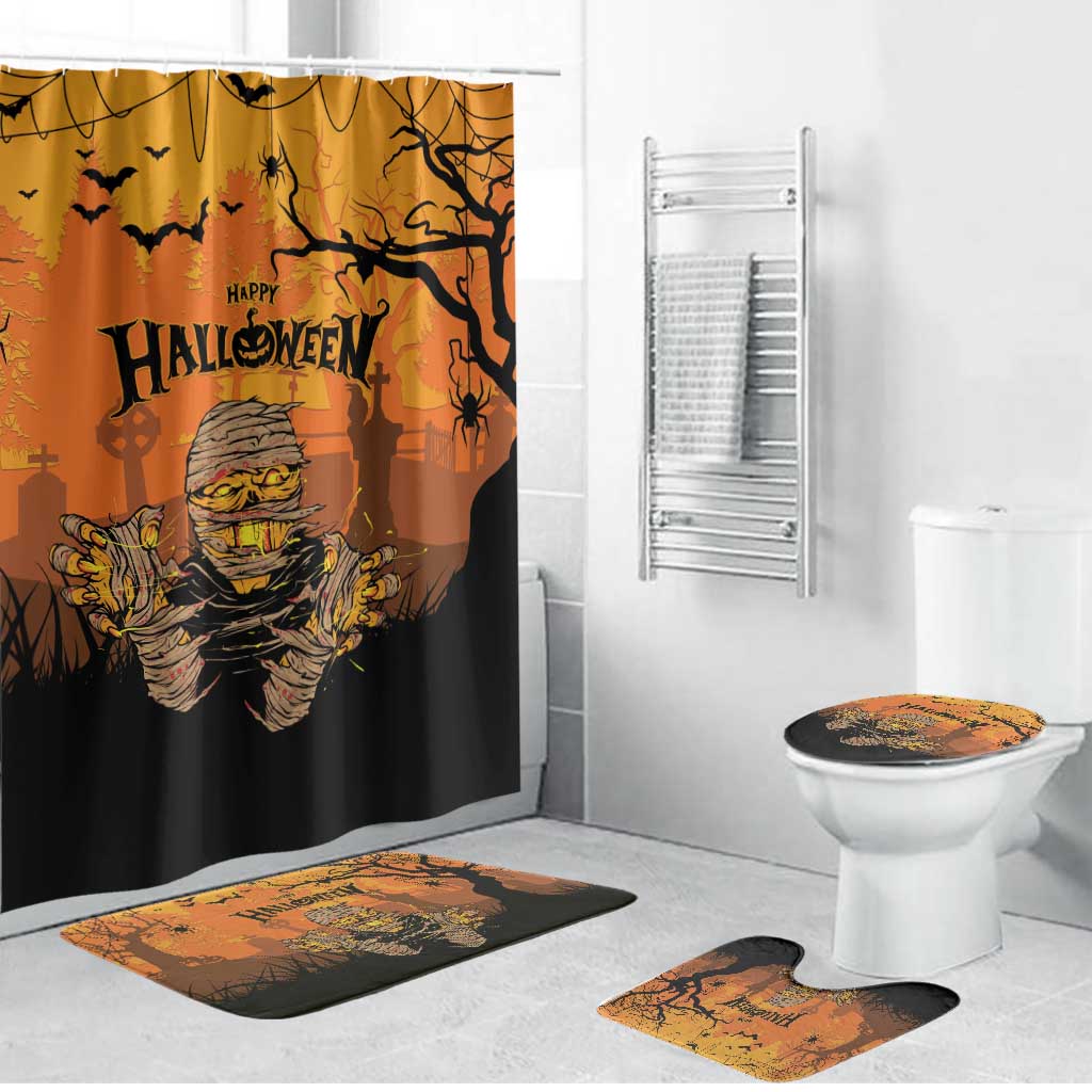 Halloween Egypt Mummy Bathroom Set Trick or Treat