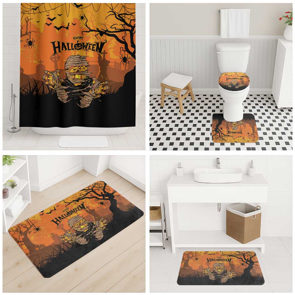 Halloween Egypt Mummy Bathroom Set Trick or Treat