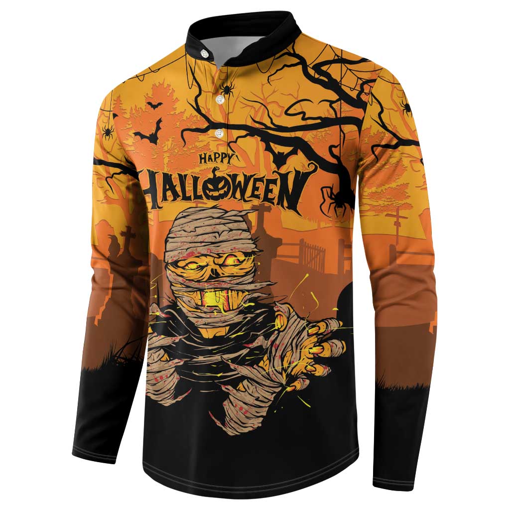 Personalized Halloween Egypt Mummy Button Sweatshirt Trick or Treat