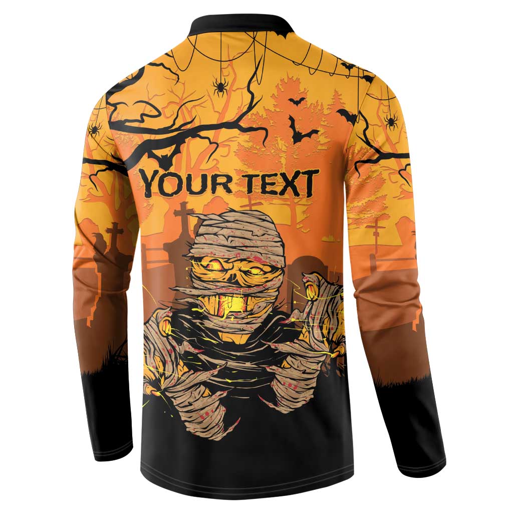 Personalized Halloween Egypt Mummy Button Sweatshirt Trick or Treat
