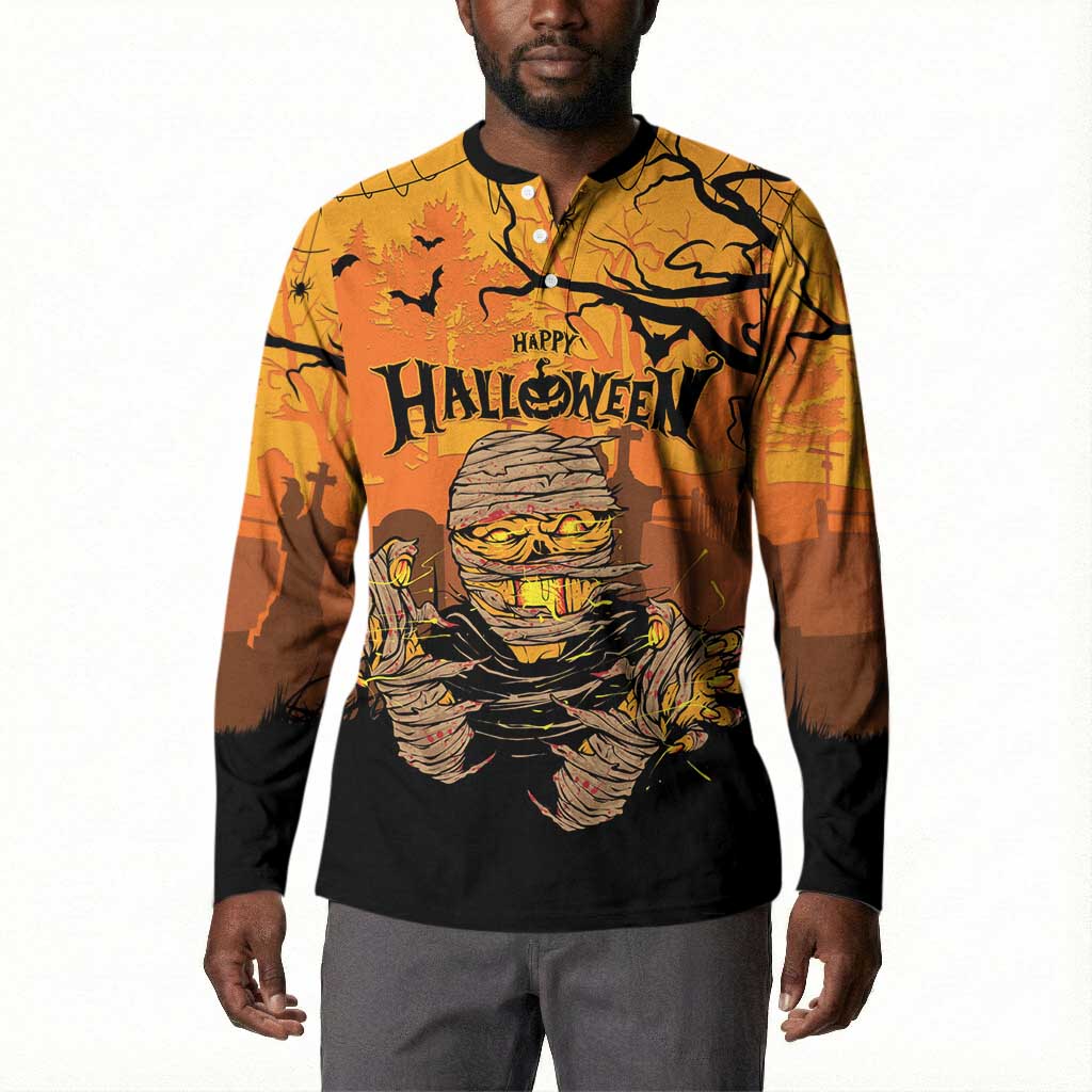 Personalized Halloween Egypt Mummy Button Sweatshirt Trick or Treat