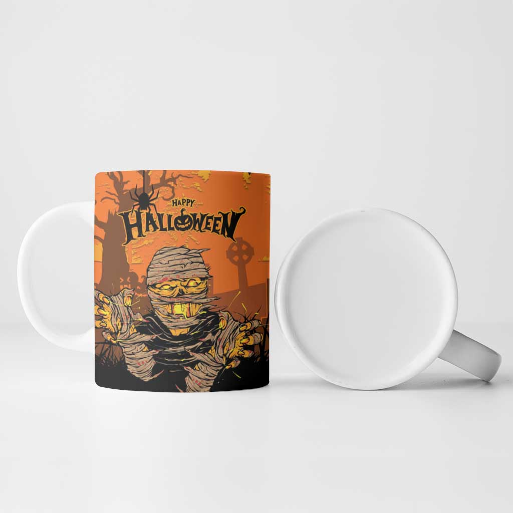 Personalized Halloween Egypt Mummy Ceramic Mug Trick or Treat