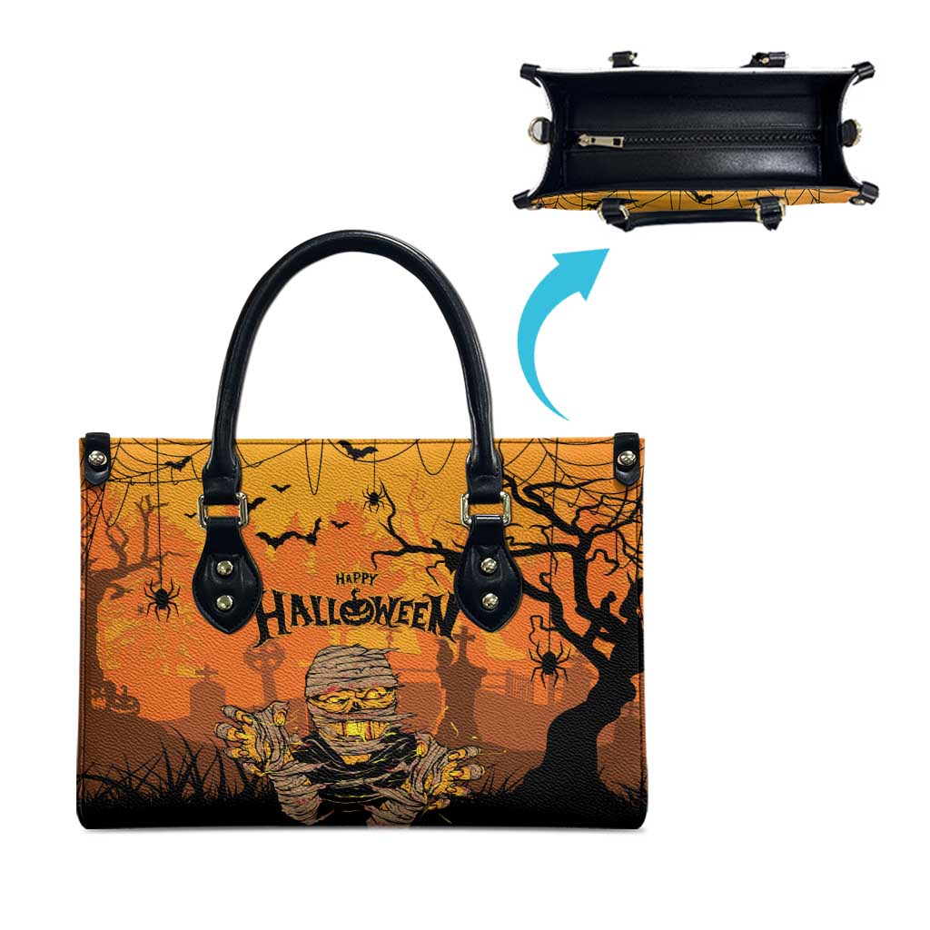 Halloween Egypt Mummy Leather Bag Trick or Treat