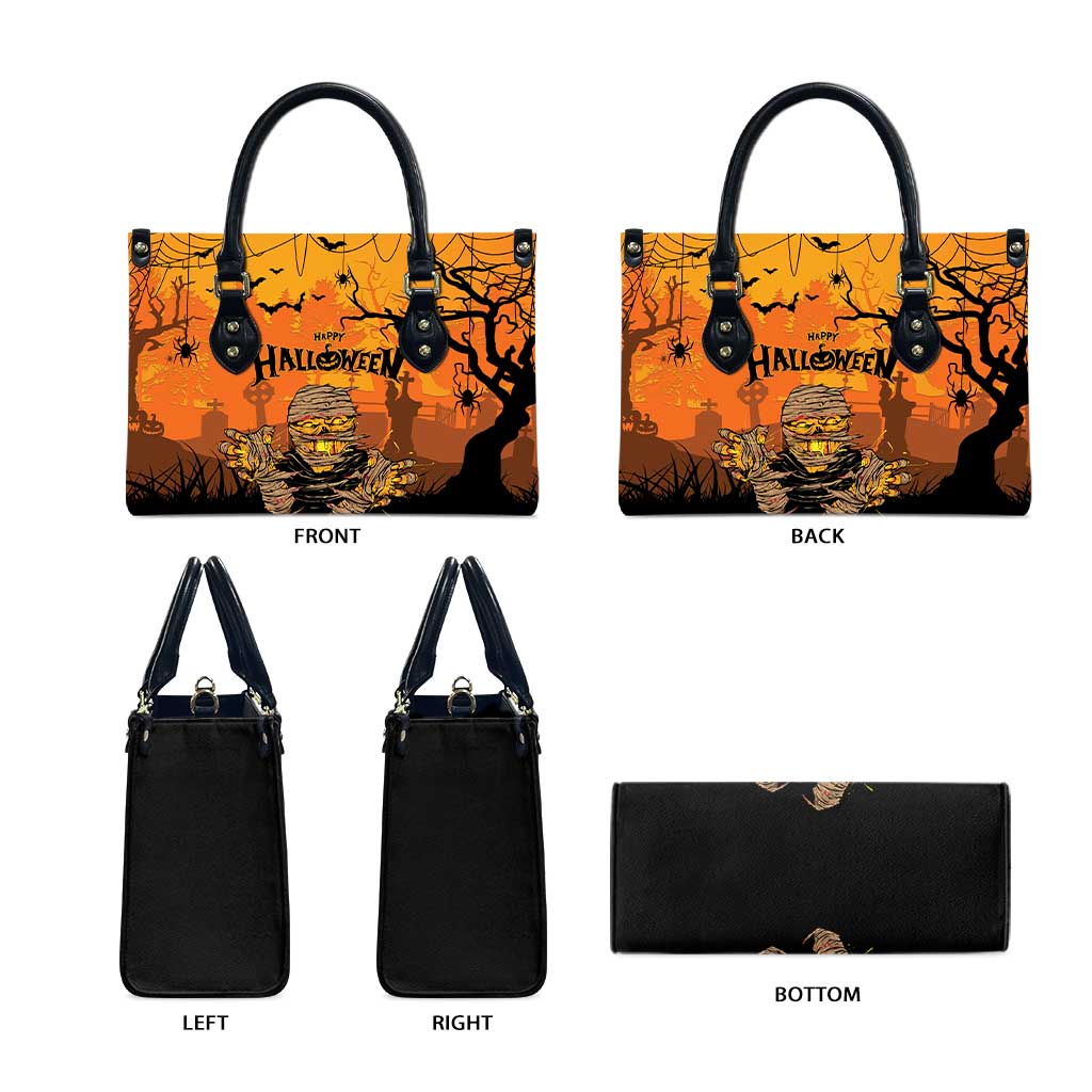 Halloween Egypt Mummy Leather Bag Trick or Treat