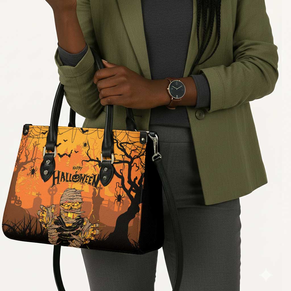 Halloween Egypt Mummy Leather Bag Trick or Treat