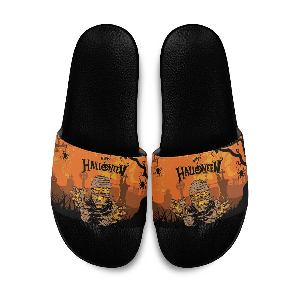 Halloween Egypt Mummy Slide Sandals Trick or Treat