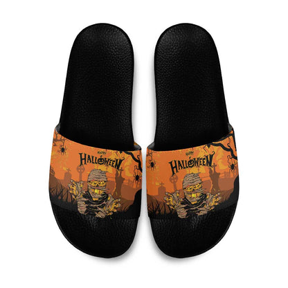 Halloween Egypt Mummy Slide Sandals Trick or Treat